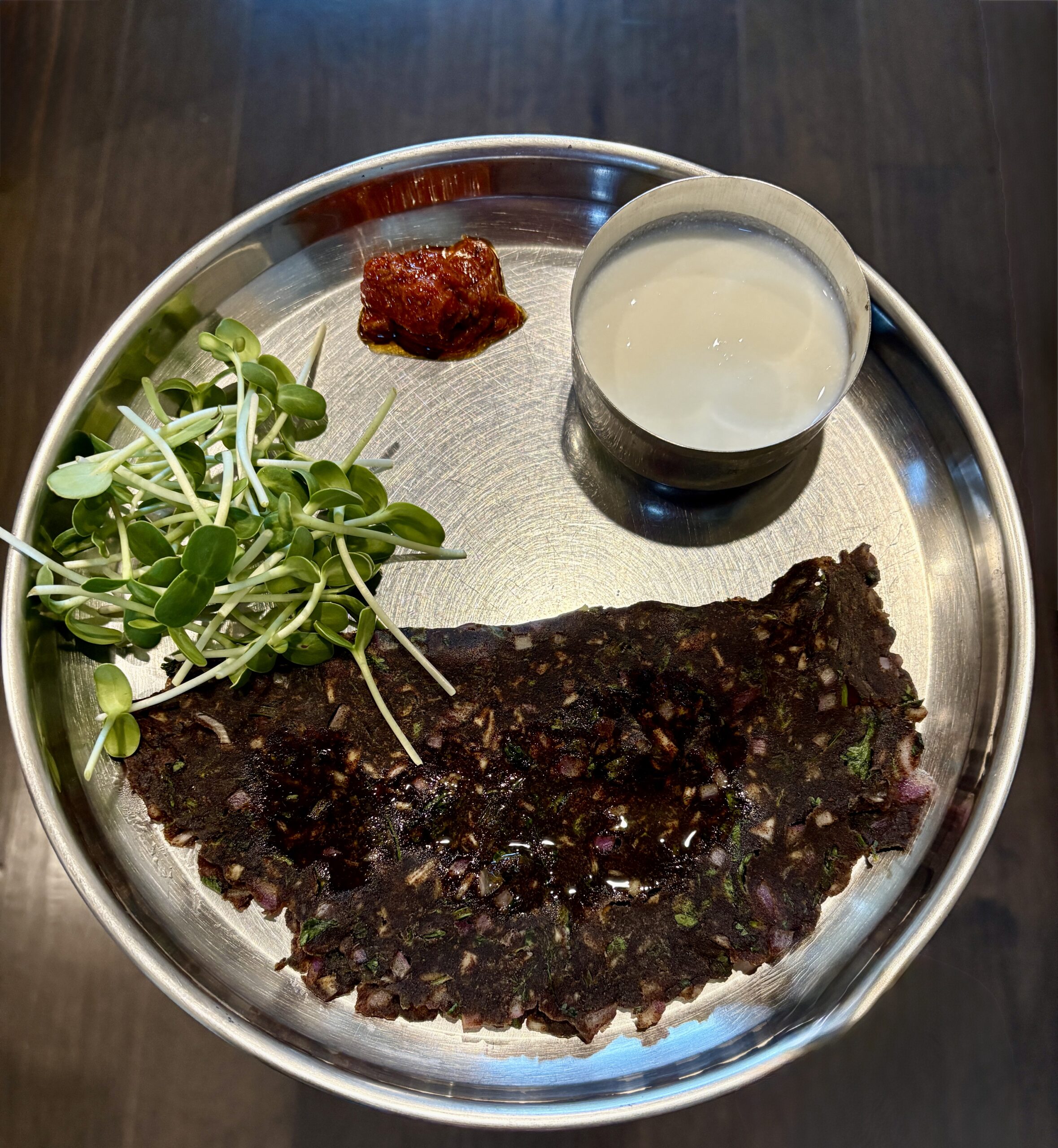 Ragi thalipeeth